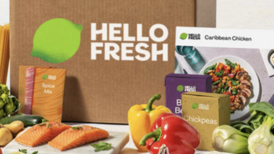 hello fresh box with produce